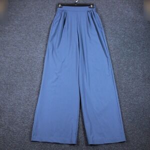 Nike 24.7 PerfectStretch Pants Womens XS Blue High Waisted Loose Wide Leg HM8389